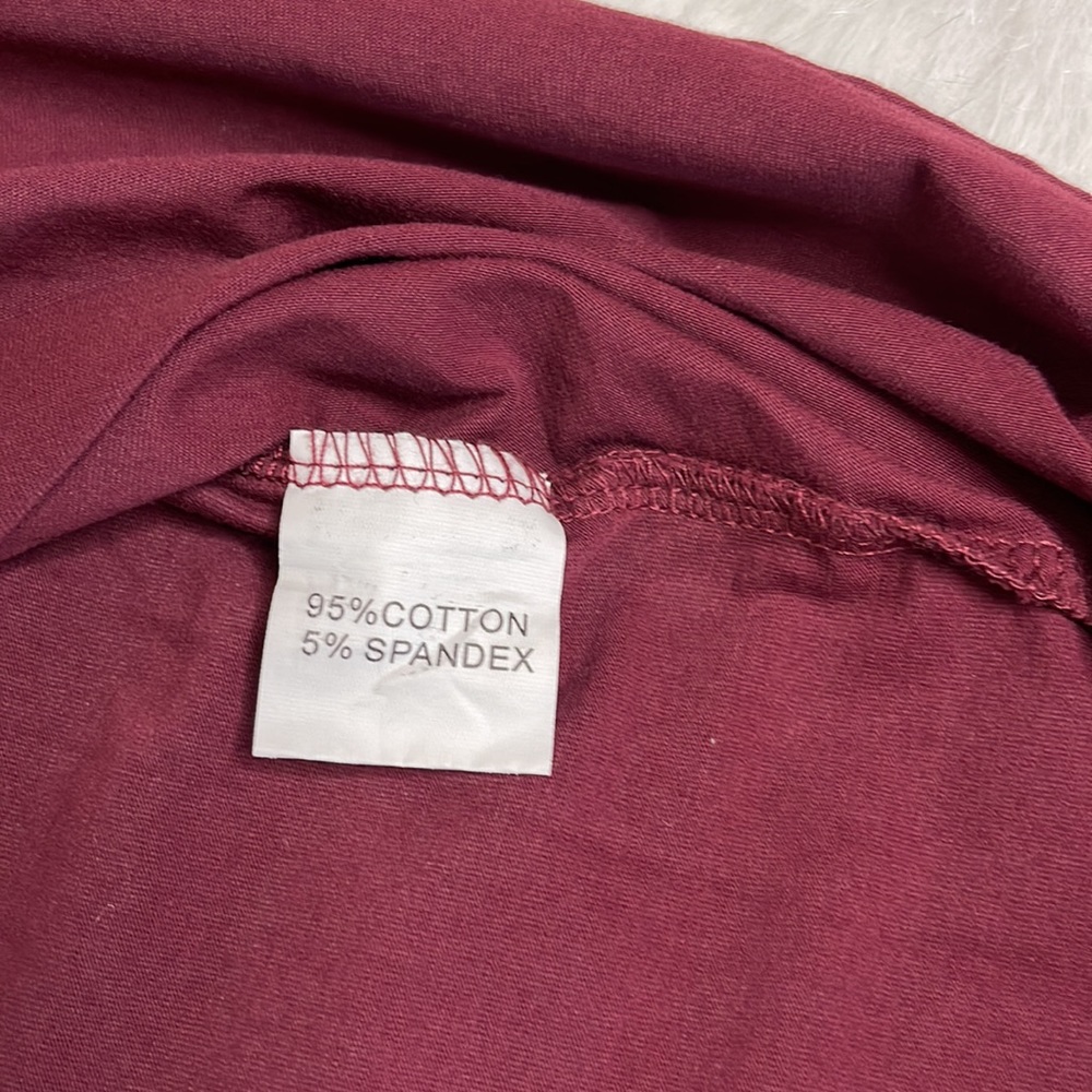 Ouges - Ouges Red Botton Dress Whit Front Packets - image 8